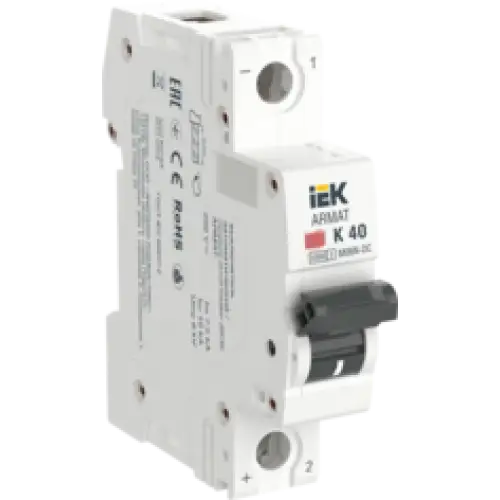 IEK ARMAT Автоматический выключатель M06N-DC 1P K 40А (AR-M06N-1-K040DC)