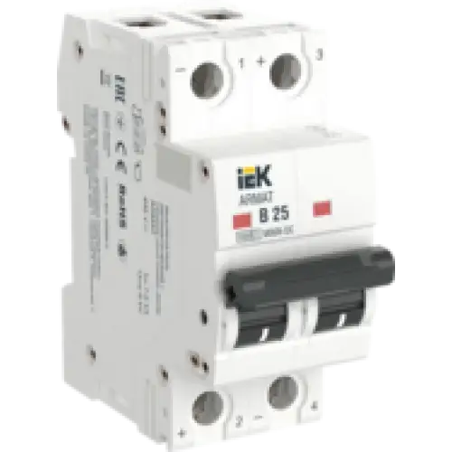 IEK ARMAT Автоматический выключатель M06N-DC 2P B 25А (AR-M06N-2-B025DC)