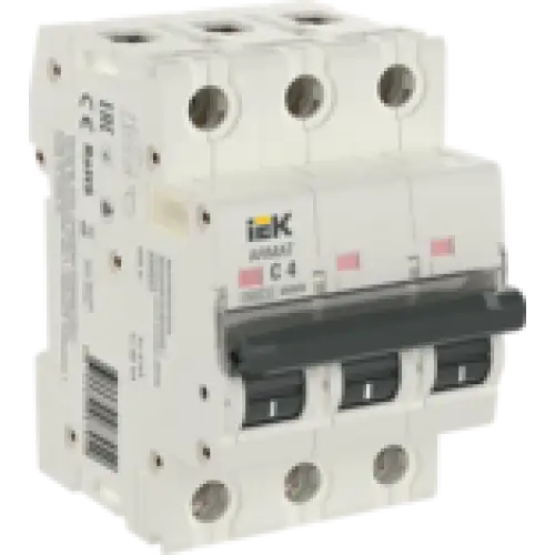 IEK ARMAT Автоматический выключатель M06N 3P C 4А (AR-M06N-3-C004)