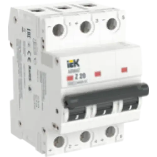 IEK ARMAT Автоматический выключатель M06N-DC 3P Z 20А (AR-M06N-3-Z020DC)
