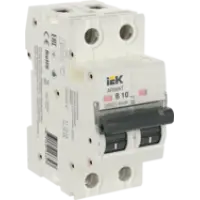 IEK ARMAT Автоматический выключатель M10N 2P B 10А (AR-M10N-2-B010)