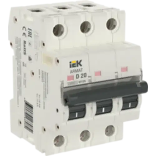 IEK ARMAT Автоматический выключатель M10N 3P D 20А (AR-M10N-3-D020)