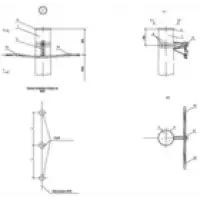 IEK Опора Пд15 деревянная промежуточная одноцепная (ASIP-DER-OPR-101-00-20)