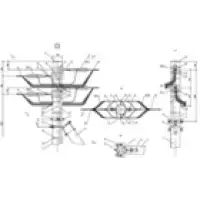 IEK Опора ПАд161 деревянная анкерная переходная двухцепная (ASIP-DER-OPR-452-00-61)