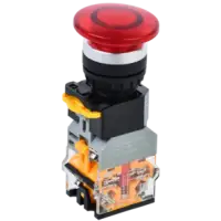 IEK Кнопка D8-11MD Грибок d=22мм 1з+1р с подсветкой красная (BBG30-11MD-3-12-K04)