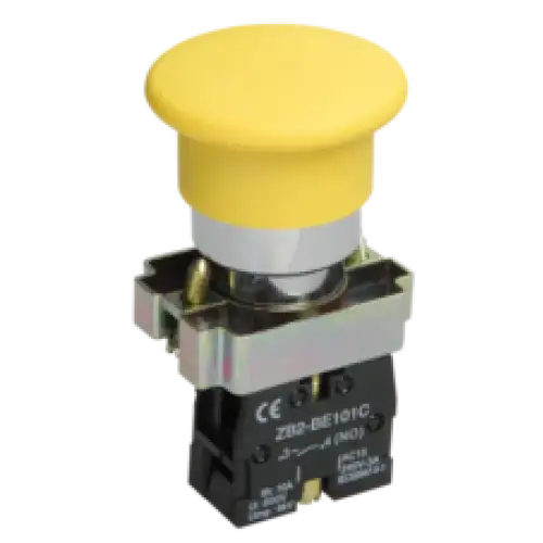 IEK Кнопка управления LAY5-BC51 Грибок 1з желтая (BBG70-BC-K05)