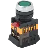 IEK Кнопка ABLFS-22 зеленый d=22мм неон/240В 1з+1р (BBT30-ABLFS-K06)