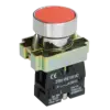 IEK Кнопка управления LAY5-BA41 без подсветки красная 1з (BBT60-BA-K04)