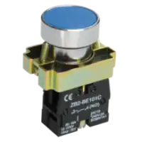 IEK Кнопка управления LAY5-BA61 без подсветки синяя 1з (BBT60-BA-K07)