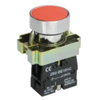 IEK Кнопка управления LAY5-BA42 без подсветки красная 1р (BBT61-BA-K04)