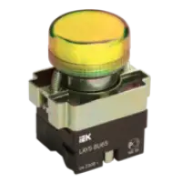 IEK Индикатор LAY5-BU65 d=22мм желтый (BLS50-BU-K05)