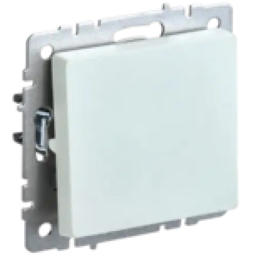 IEK BRITE Выключатель 1-клавишный самовозвратный 10А ВС10-1-4-БрЖ жемчуг (BR-V14-0-10-K36)