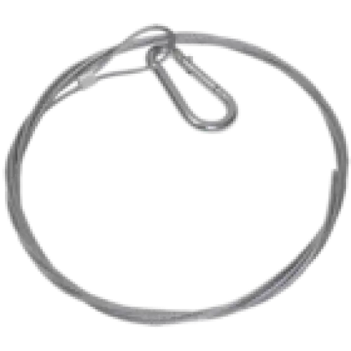 IEK Трос стальной с карабином 1м (CLP1M-SRC-2-01)