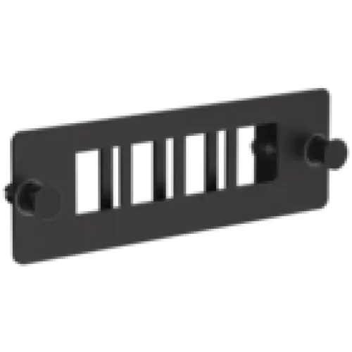 IEK ITK Планка для 4-х Keystone FTP с заземлением черная (CP05-4F)