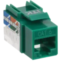 IEK ITK Модуль Keystone Jack кат.6 UTP 110 IDC 90град зелёный (CS1-1C06U-11-02)