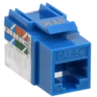 IEK ITK Модуль Keystone Jack кат.5E UTP 110 IDC 90град синий (CS1-1C5EU-11-03)