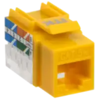 IEK ITK Модуль Keystone Jack кат.5E UTP 110 IDC 90град жёлтый (CS1-1C5EU-11-05)