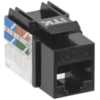 IEK ITK Модуль Keystone Jack кат.5E UTP 110 IDC 90град чёрный (CS1-1C5EU-11-09)
