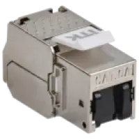 IEK ITK Модуль Keystone Jack кат.6A STP без инструментальная заделка с пылезащитной крышкой (CS1-1C6AS-T2-D)