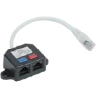 IEK ITK Разветвитель (Y-адаптер) кат.5E 2xRJ45-1хRJ45 (CS7-1C5EU-Y2-1)