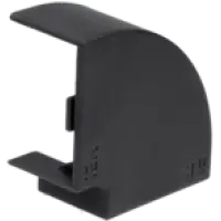 IEK ELECOR Поворот 90град КМП 100х60 черный (2шт/компл) (EL-KK10D-P-100-060-K02)