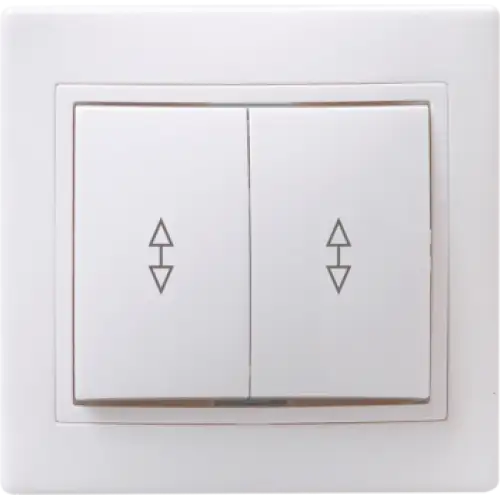 IEK Выключатель 2-клавишный проходной ВСп10-2-0-КБ 10А КВАРТА белый (EVK22-K01-10-DM)