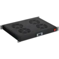 IEK ITK 19 вентиляторный модуль 1U 4 вентилятора с цифровым термостатом (FM05-1U4TS)