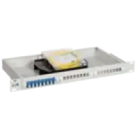 IEK ITK 1U Оптический распределительный кросс укомплектованный: LC (Duplex) 12шт, (OS2) (FOBX24-1U-12LCUD09)