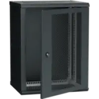 IEK ITK LINEA W Шкаф 18U 600х650мм укомплектованный дверь перфорированная черный RAL9005 (IND-LW05-18U67-PF-SBZ)