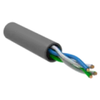 IEK ITK Витая пара U/UTP кат. 5E 2х2х0,52 solid PVC серый (305м) РФ (LC1-C5E02-111-S-P-R)
