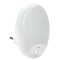 IEK LIGHTING Светильник-ночник светодиодный 007 овал с тремя цветовыми температурами 220В (LDNN0-007-OV-P-08-S-K01)