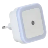 IEK LIGHTING Светильник-ночник светодиодный 018 квадрат с датчиком освещенности 220В (LDNN8-018-SQ-P-00-S-K01)