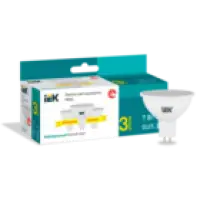 IEK Лампа светодиодная MR16 софит 7Вт 230В 4000К GU5,3 (3шт/упак) (LLE-MR16-07-230-40-GU5-3)