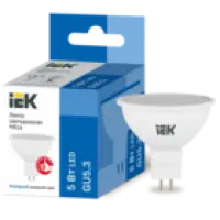 IEK Лампа светодиодная MR16 софит 5Вт 230В 6500К GU5.3 (LLE-MR16-5-230-65-GU5)