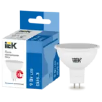 IEK Лампа светодиодная MR16 софит 9Вт 230В 6500К GU5.3 (LLE-MR16-9-230-65-GU5)
