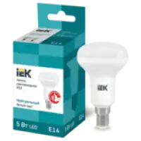 IEK Лампа светодиодная R50 рефлектор 5Вт 230В 4000К E14 (LLE-R50-5-230-40-E14)