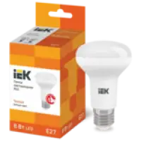 IEK Лампа светодиодная R63 рефлектор 8Вт 230В 3000К E27 (LLE-R63-8-230-30-E27)