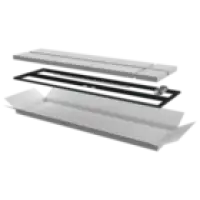 IEK ITK Дверь перфорированная двустворчатая для шкафа LINEA N 38U 600мм черная (LN05-38U6X-D2P)
