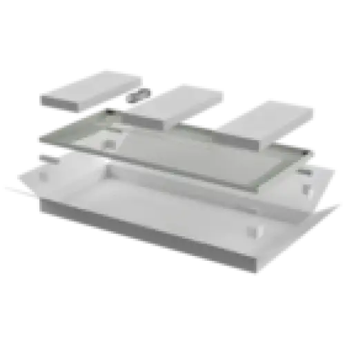 IEK ITK LINEA N Дверь перфорированная 600мм для шкафа 33U серая (LN35-33U6X-DP)