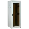IEK ITK LINEA N Шкаф сетевой 19 47U 800х800мм стеклянная передняя дверь задняя металлическая серый (LN35-47U88-GM)