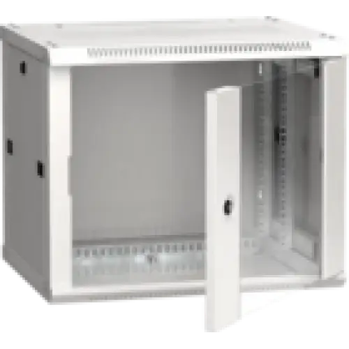 IEK ITK Шкаф настенный LINEA W 6U 600х450мм дверь стекло RAL 7035 (LWR3-06U64-GF)
