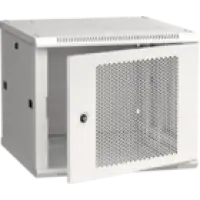 IEK ITK Шкаф настенный LINEA W 9U 600х600мм дверь перфорированная RAL 7035 (LWR3-09U66-PF)