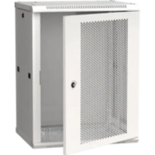 IEK ITK Шкаф настенный LINEA W 12U 600х450мм дверь перфорированная RAL 7035 (LWR3-12U64-PF)