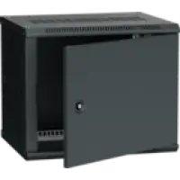 IEK ITK Шкаф настенный LINEA W 9U 600х450мм дверь металл RAL 9005 (LWR5-09U64-MF)