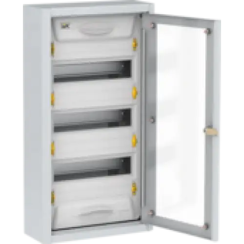 IEK TITAN 5 Корпус металлический ЩРн-36 прозрачная дверь IP31 УХЛ3 (MKM16-N-036-31-Z-U)