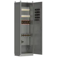 IEK Панель распределительная ВРУ-8504 3Р-152-30 выключатели автоматические 3Р 4х125А 1Р 18х63А АВДТ 8х16А и учет (NKU10-VRUS-35152300-01)