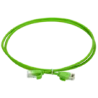 IEK ITK Коммутационный шнур кат.6 UTP LSZH 3м slim колпачок с язычком зеленый (PC02-C06UL-3M-SL-WT)
