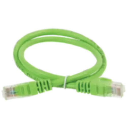 IEK ITK Коммутационный шнур (патч-корд) кат.5E UTP 1,5м зеленый (PC02-C5EU-1M5)