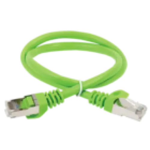 IEK ITK Коммутационный шнур (патч-корд) кат.6 FTP LSZH 15м зеленый (PC02-C6FL-15M)
