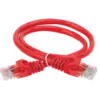 IEK ITK Коммутационный шнур (патч-корд) кат.5E UTP 1м красный (PC04-C5EU-1M)